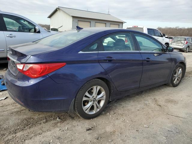 5NPEB4AC5BH202905 - 2011 HYUNDAI SONATA GLS BLUE photo 3