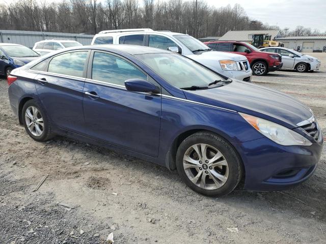 5NPEB4AC5BH202905 - 2011 HYUNDAI SONATA GLS BLUE photo 4