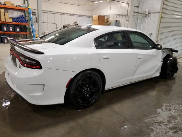 2C3CDXGJXKH605512 - 2019 DODGE CHARGER SCAT PACK WHITE photo 3