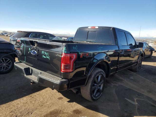 1FTFW1EG9FFA00234 - 2015 FORD F150 SUPERCREW BLACK photo 3