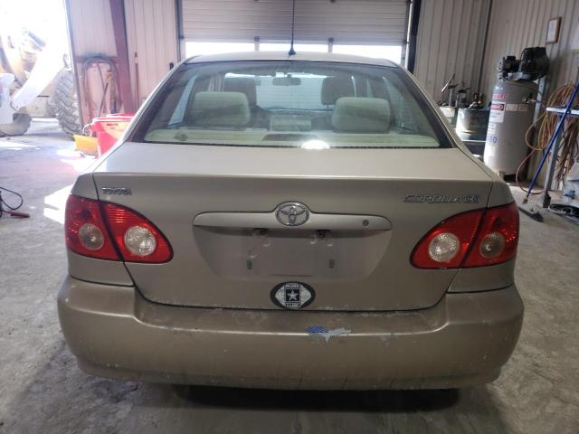 1NXBR32E58Z983914 - 2008 TOYOTA COROLLA CE TAN photo 6