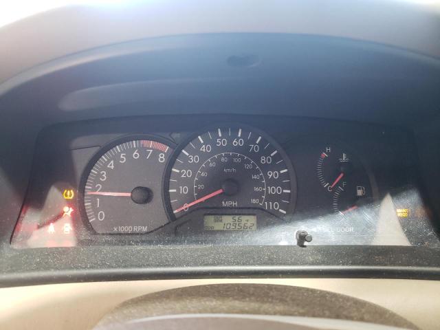 1NXBR32E58Z983914 - 2008 TOYOTA COROLLA CE TAN photo 9