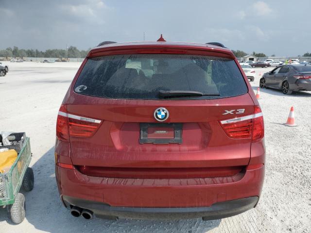 5UXWX9C57E0D37632 - 2014 BMW X3 XDRIVE28I BURGUNDY photo 6