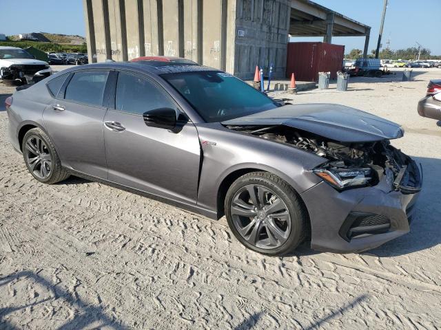 19UUB5F53MA015699 - 2021 ACURA TLX TECH A GRAY photo 4