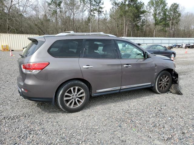 5N1AR2MN2EC717836 - 2014 NISSAN PATHFINDER S 棕色 照片 3