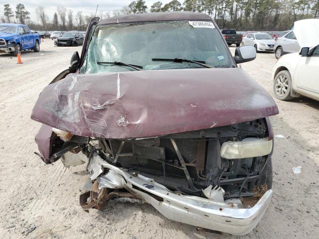 1GCGC13U92F242263 - 2002 CHEVROLET SILVERADO C1500 HEAVY DUTY BURGUNDY photo 5