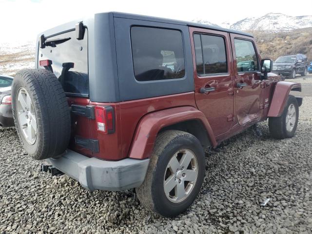 1J4GA59147L174662 - 2007 JEEP WRANGLER SAHARA BURGUNDY photo 3