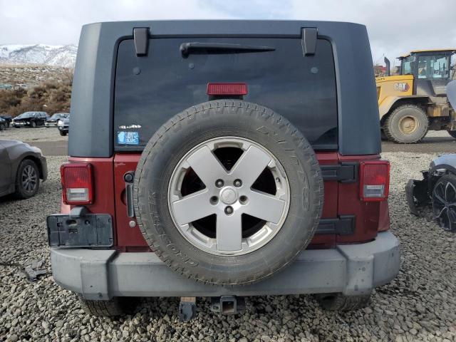 1J4GA59147L174662 - 2007 JEEP WRANGLER SAHARA BURGUNDY photo 6