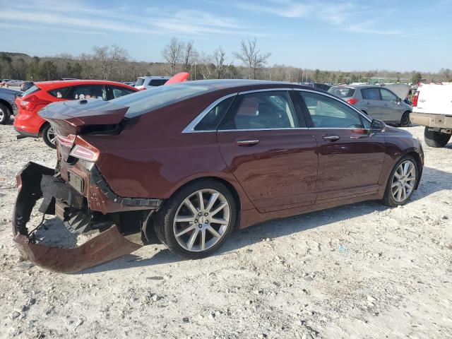 3LN6L2G98GR623423 - 2016 LINCOLN MKZ BURGUNDY photo 3