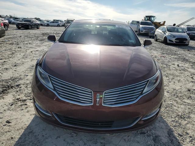 3LN6L2G98GR623423 - 2016 LINCOLN MKZ BURGUNDY photo 5