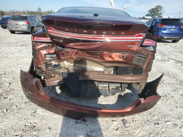 3LN6L2G98GR623423 - 2016 LINCOLN MKZ BURGUNDY photo 6