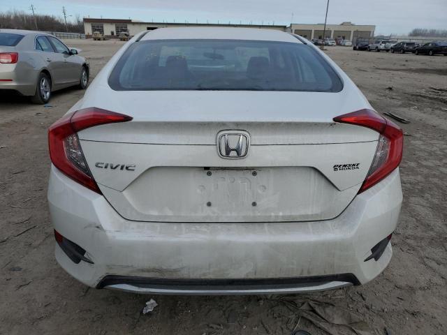 2HGFC2F65LH505378 - 2020 HONDA CIVIC LX WHITE photo 6