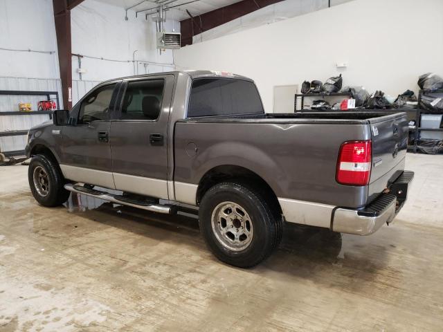 1FTRW12W76FA73756 - 2006 FORD F150 SUPERCREW GRAY photo 2