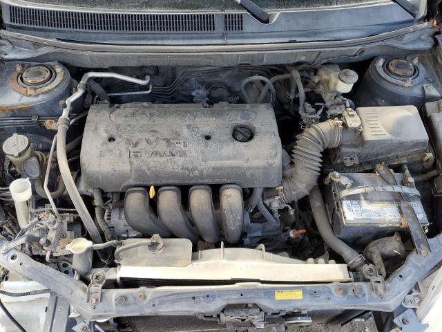 2T1KR32E97C658506 - 2007 TOYOTA COROLLA MA XR GRAY photo 11