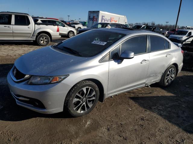2HGFB2F99DH558583 - 2013 HONDA CIVIC EXL ვერცხლისფერი ფოტო 1