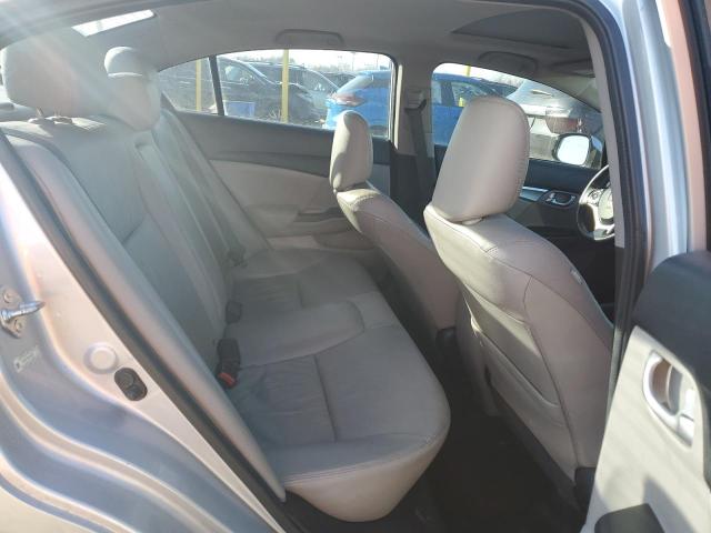 2HGFB2F99DH558583 - 2013 HONDA CIVIC EXL ვერცხლისფერი ფოტო 10