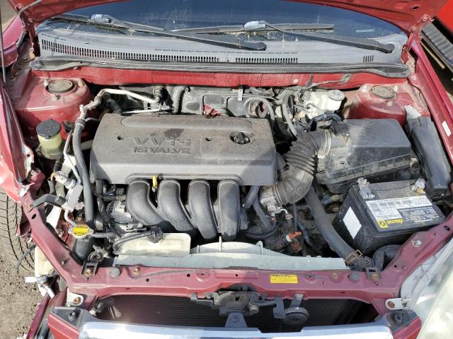 1NXBR30E26Z619577 - 2006 TOYOTA COROLLA CE BURGUNDY photo 11