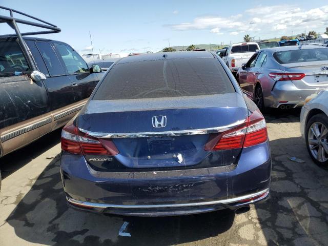 1HGCR2F71GA024798 - 2016 HONDA ACCORD EX BLUE photo 6