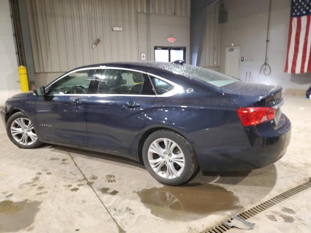 1G1125S39FU145020 - 2015 CHEVROLET IMPALA LT BLUE photo 2