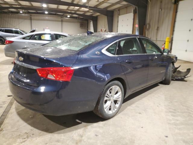 1G1125S39FU145020 - 2015 CHEVROLET IMPALA LT BLUE photo 3