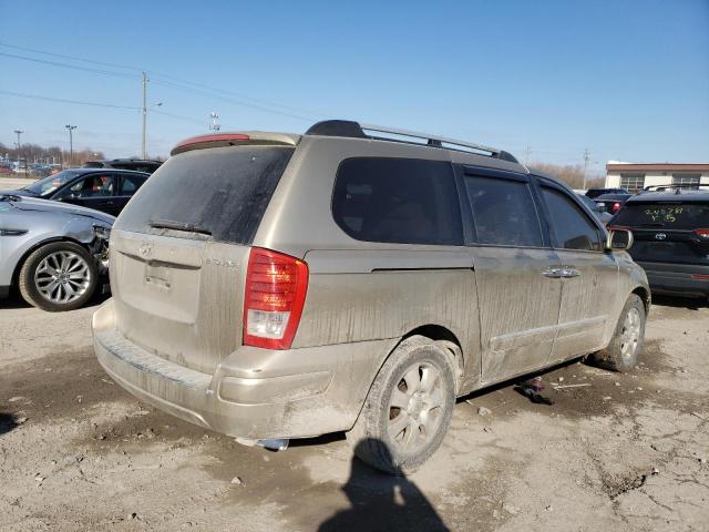 KNDMC233876029358 - 2007 HYUNDAI ENTOURAGE GLS GOLD photo 3