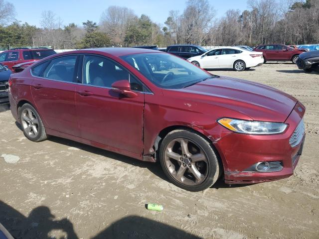 3FA6P0H70ER205726 - 2014 FORD FUSION SE RED photo 4