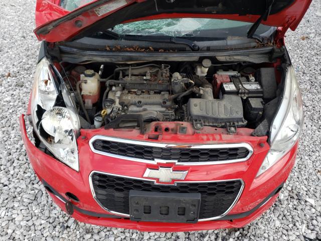 KL8CF6S97DC509820 - 2013 CHEVROLET SPARK 2LT RED photo 7