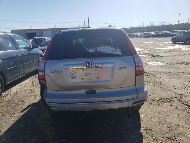 5J6RE4H77AL065388 - 2010 HONDA CR-V EXL SILVER photo 6