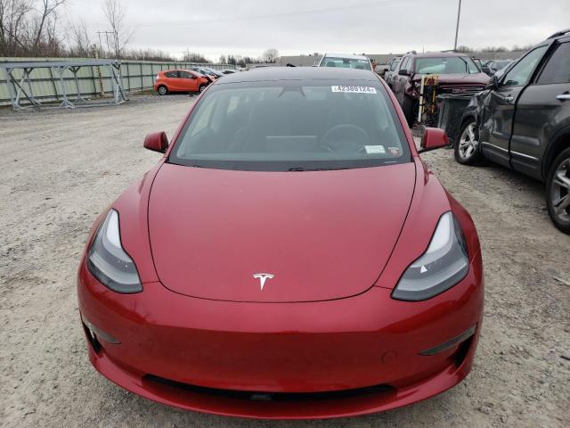 5YJ3E1EBXMF901799 - 2021 TESLA MODEL 3 RED photo 5