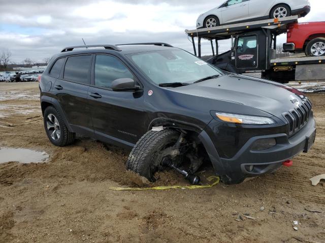 1C4PJMBS8EW142148 - 2014 JEEP CHEROKEE TRAILHAWK GRAY photo 4