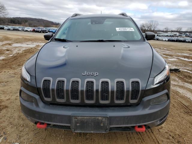 1C4PJMBS8EW142148 - 2014 JEEP CHEROKEE TRAILHAWK GRAY photo 5
