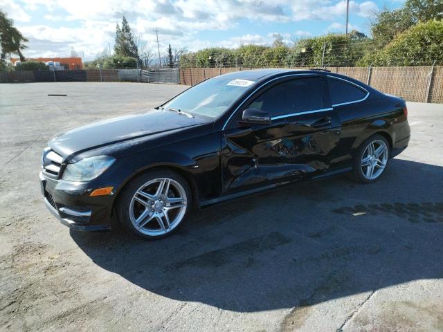 WDDGJ4HB7DF976181 - 2013 MERCEDES-BENZ C 250 BLACK photo 1