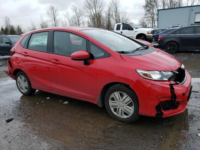 3HGGK5H4XJM703697 - 2018 HONDA FIT LX RED photo 4