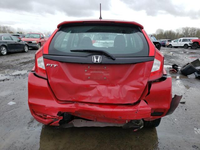 3HGGK5H4XJM703697 - 2018 HONDA FIT LX RED photo 6