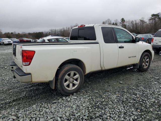 1N6BA0CH2CN307780 - 2012 NISSAN TITAN S WHITE photo 3