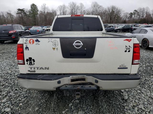 1N6BA0CH2CN307780 - 2012 NISSAN TITAN S WHITE photo 6