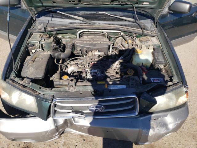 JF1SG65604H744778 - 2004 SUBARU FORESTER 2.5XS მწვანე ფოტო 12
