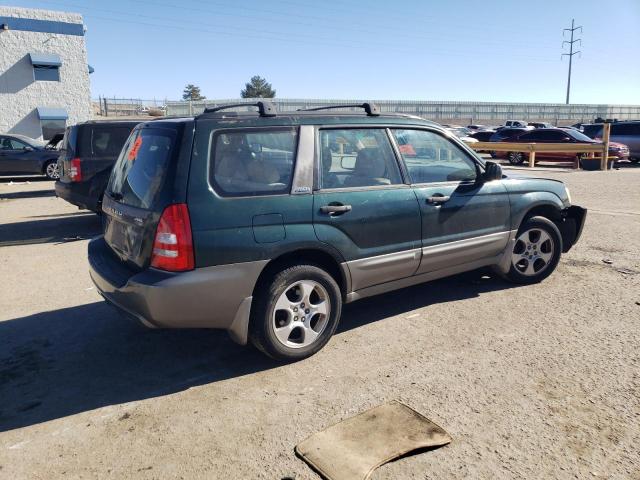 JF1SG65604H744778 - 2004 SUBARU FORESTER 2.5XS მწვანე ფოტო 3