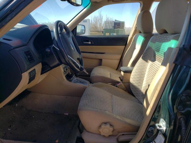 JF1SG65604H744778 - 2004 SUBARU FORESTER 2.5XS მწვანე ფოტო 7