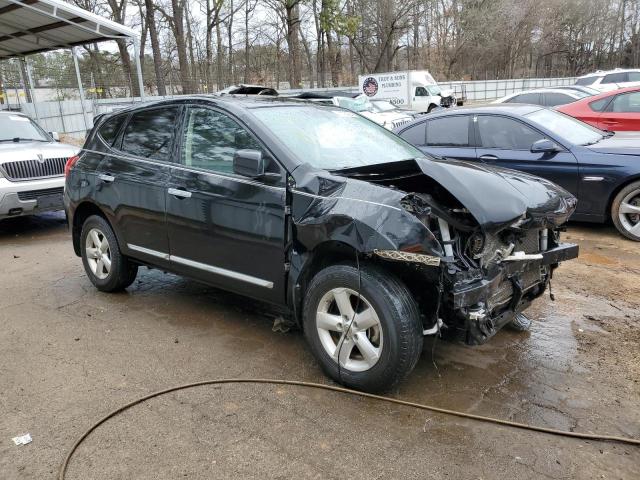 JN8AS5MT5CW611907 - 2012 NISSAN ROGUE S BLACK photo 4