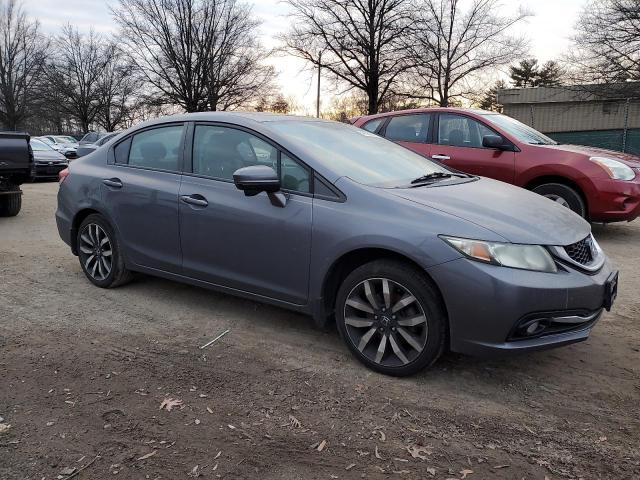 2HGFB2F92EH520873 - 2014 HONDA CIVIC EXL GRAY photo 4