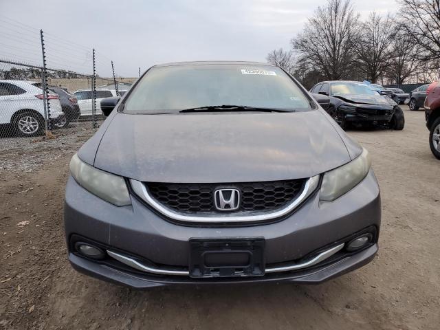 2HGFB2F92EH520873 - 2014 HONDA CIVIC EXL GRAY photo 5