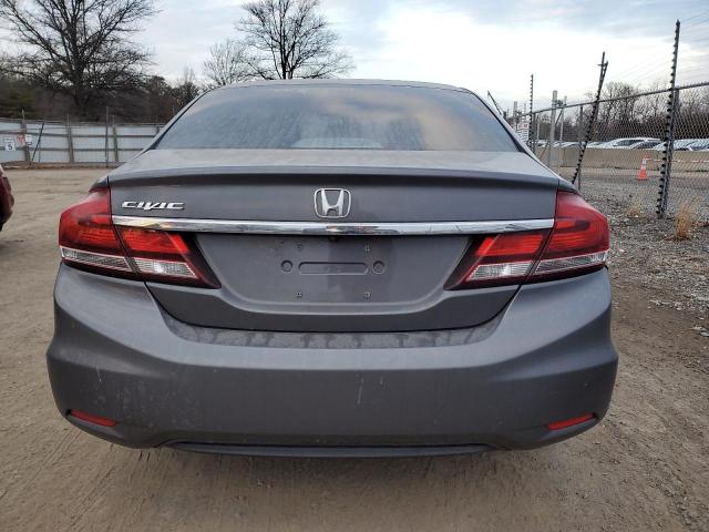 2HGFB2F92EH520873 - 2014 HONDA CIVIC EXL GRAY photo 6