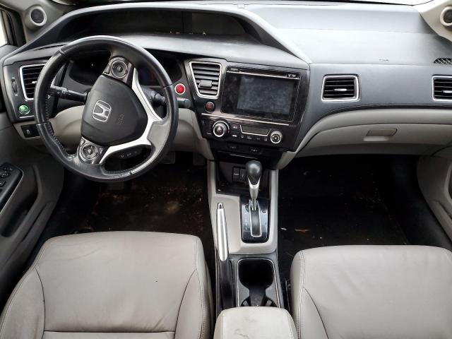 2HGFB2F92EH520873 - 2014 HONDA CIVIC EXL GRAY photo 8