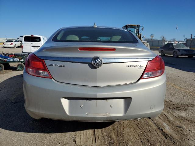 W04GP5EC0B1120981 - 2011 BUICK REGAL CXL SILVER photo 6