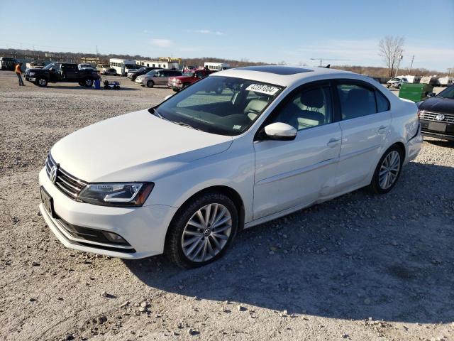 3VWL07AJ5GM309920 - 2016 VOLKSWAGEN JETTA SEL WHITE photo 1