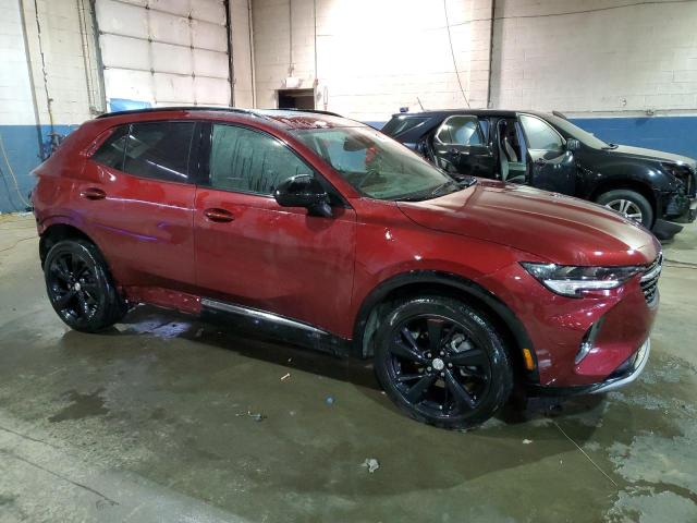 LRBFZPR4XMD133053 - 2021 BUICK ENVISION ESSENCE أحمر صورة 4