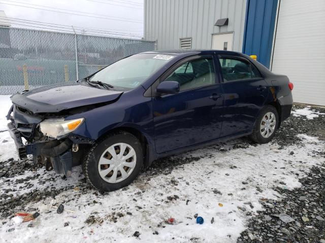 2T1BU4EE1BC725057 - 2011 TOYOTA COROLLA BASE BLUE photo 1