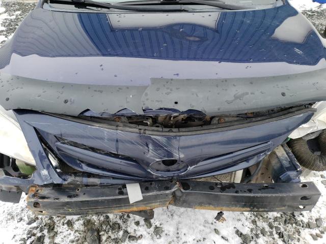 2T1BU4EE1BC725057 - 2011 TOYOTA COROLLA BASE BLUE photo 11