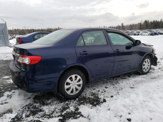 2T1BU4EE1BC725057 - 2011 TOYOTA COROLLA BASE BLUE photo 3